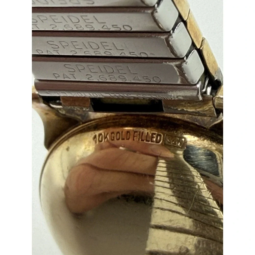 Hamilton CLD Working Mens Gold Plated Manual Wind Watch‎ 29MM 6.25